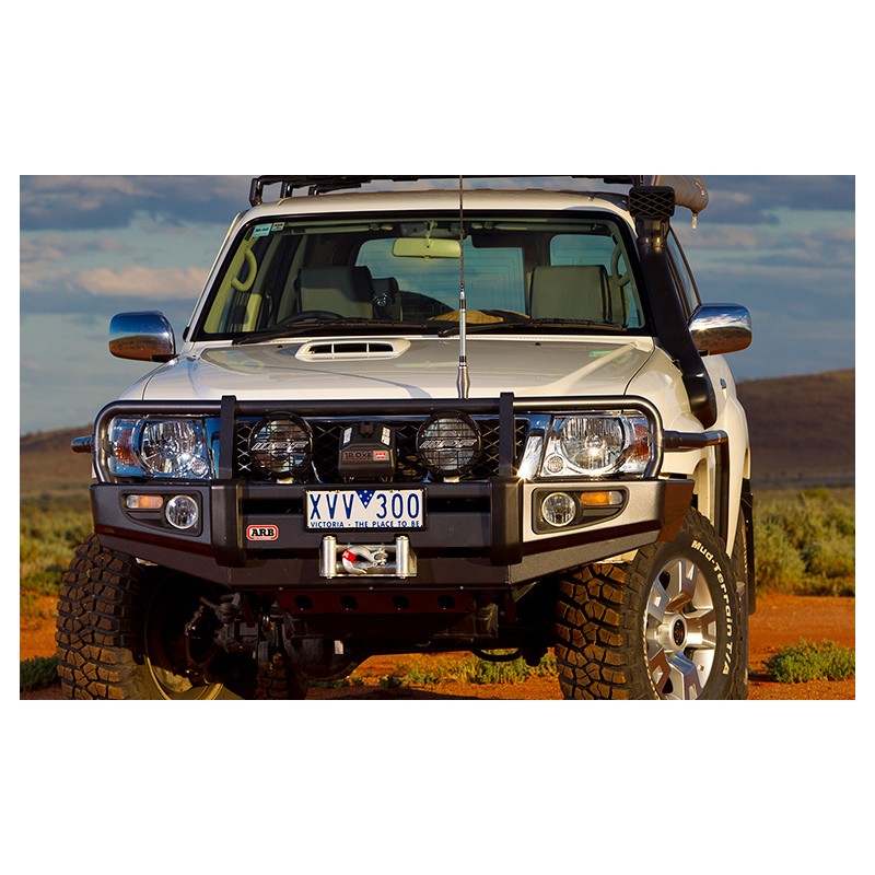 US CAR SHOP Winch Bumper Deluxe Bull Bar ARB Nissan Patrol Y61 97 04